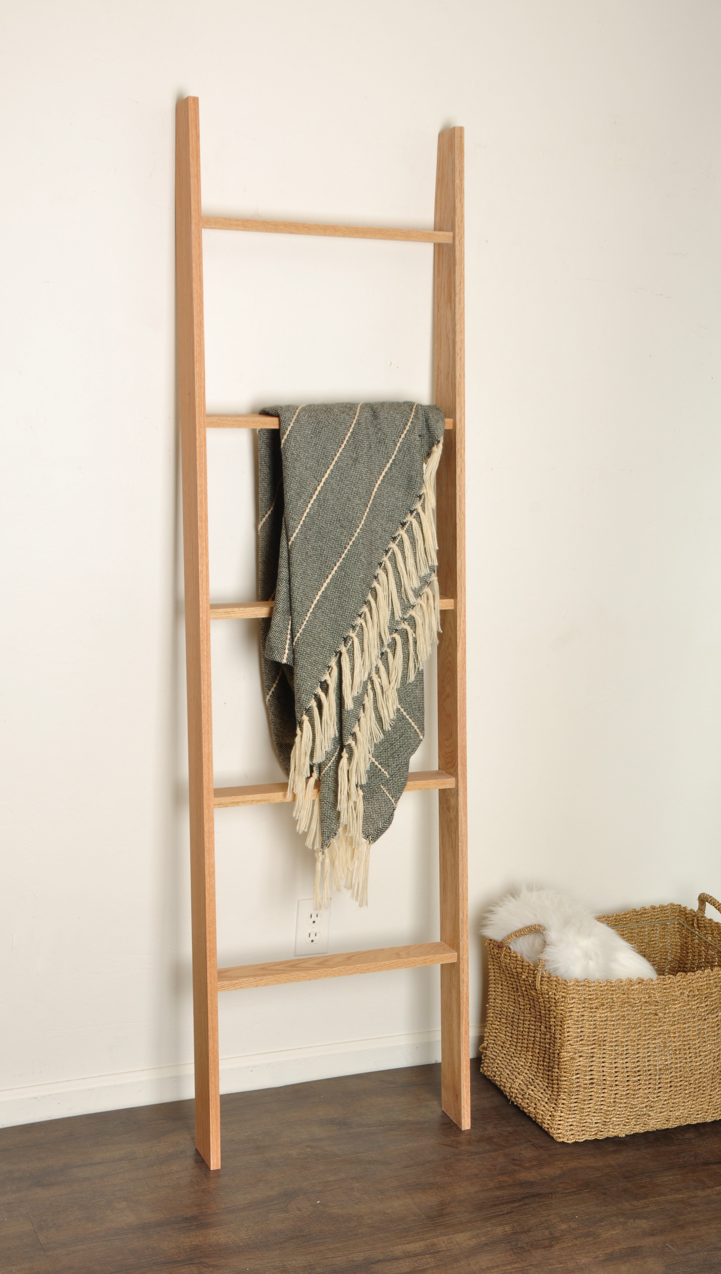 Oak blanket ladder sale